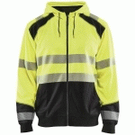 SWEAT ZIPPÉ À CAPUCHE HAUTE-VISIBILITÉ TAILLE XL - BLAKLADER