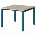 TABLE MALIBU 80X80 T3 SOUDÉ STR ABS ACACIA/BLEU 5025
