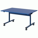 TABLE MALIBU RAB. 120X80 T3 DL STRA ABS BLEU U525/BLEU 5005