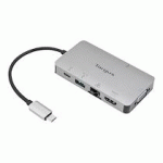 TARGUS - STATION D'ACCUEIL - USB-C 3.2 GEN 1 / THUNDERBOLT 3 - VGA, HDMI - GIGE