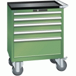 ARMOIRE VERT 717X572X962 AVEC 5 TIR. 75KG _ 78.608.030 - LISTA