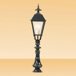 K.S. VERLICHTING LEIPZIG - BORNE LUMINEUSE CLASSIQUE, NOIR