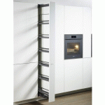 KIT COMPLET COLONNE DE CUISINE DISPENSA 150 ARENA STYLE - AVEC AMORTI - ANTHRACITE - 4 KESSEBÖHMER
