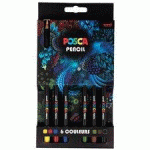 LOT DE 2 - CRAYONS DE COULEUR PENCIL KPE200, ÉTUI CARTON DE 6