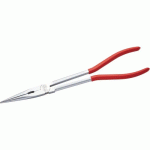 PINCE À BEC DEMI-ROND DROIT EXTRA-LONGUE POLIE ET VERNIE 237-28CP SAM OUTILLAGE