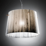 SLAMP WOODY SUSPENSION, TEINTES EN DÉGRADÉ, BLANC