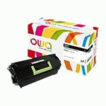 TONER REMANUFACTURÉ OWA - STANDARD - NOIR - POUR LEXMARK 24B6213 - TONER COMPATIBLE