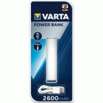 BATTERIE RECHARGEABLE POWER BANK 2600 MAH - BLANC VARTA