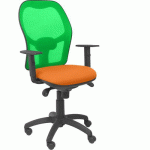 CHAISE JORQUERA ACCOUDOIRS RÉGLABLES VERT/ORANGE - PIQUERAS Y CRESPO