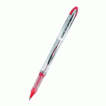 LOT DE 2 - STYLO ROLLER UNI BALL VISION ELITE À CAPUCHON POINTE 0,8 MM- ÉCRITURE LARGE ROUGE