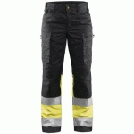 PANTALON HAUTE VISIBILITÉ STRETCH FEMME TAILLE 52 - BLAKLADER