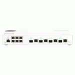 QNAP QSW-M2106-4C COMMUTATEUR RÉSEAU GÉRÉ L2 2.5G ETHERNET (100/1000/2500) BLANC