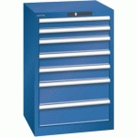 ARMOIRE BLEU GENT. 564X572X850 AVEC 7 TIR. 75KG _ 14.252.090 - LISTA