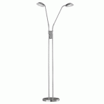 FISCHER & HONSEL LAMPADAIRE LED POOL TW, À 2 LAMPES, NICKEL