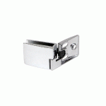 PAIRE DE CHARNIÈRES POUR PORTE EN VERRE CHROMÉES ÉPAISSEUR 4 À 5MM - BLUM - 1205011 X 2