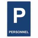 PANNEAU PARKING PERSONNEL - PLAT 300 X 500 MM