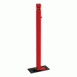 POTELET RABATTABLE SOLIBLOC Ø 76 MM CITY - ROUGE 3020 - PROCITY