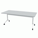 TABLE DE RÉUNION 180X80X73 POP-UP - GIRS/BLANC - QUADRIFOGLIO