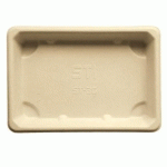 BOÎTE À SUSHI BIONIC 16.5X11.5X1.5 CM CELLULOSE NATUREL (VENDU PAR 1000)