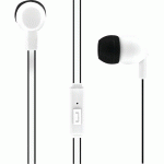 ÉCOUTEURS FILAIRES INTRA-AURICULAIRES BE COLOR - BLANC/NOIR - TNB