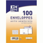 ENVELOPPES 114X162 80G AUTOCOLLANTES LA POSTE - OXFORD