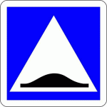 PANNEAU DE SIGNALISATION SURÉLÉVATION DE CHAUSSÉE-700MM-CL2 - KELIAS