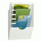 TRIEUR MURAL 6 CASES CEP BLANC