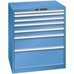 ARMOIRE BLEU CAP. 870X725X1000 AVEC 7 TIR. 75KG _ 78.694.040 - LISTA