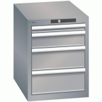 ARMOIRE GRIS PIGEON 411X572X533 AVEC 4 TIR. 75KG - LISTA