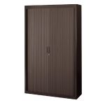 ARMOIRE MÉTAL STAPLES - A RIDEAUX - H.200 X L.120 CM - CORPS ANTHRACITE - RIDEAUX ANTHRACITE