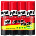 BÂTON DE COLLE 4 X 22 G, PACK ÉCONOMIQUE, SANS SOLVANT - LOT DE 2