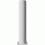 BORNE ACIER Ø 273 X 5 MM À CHEVILLER BLANC L 1500 MM - SCHAKE