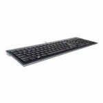 CLAVIER KENSINGTON ULTRAPLAT ADVANCE FIT AZERTY CÂBLE USB FILAIRE 1,9M COLORIS NOIR MAT PROFESSIONNEL