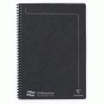 NOTEMAKER EUROPA CAHIER RELIURE INTÉGRALE A4 120 PAGES DÉTACHABLES LIGNÉ - NOIR - LOT DE 10