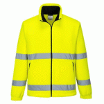 PORTWEST F303 POLAIRE COUPE VENT HV JAUNE - TAILLE L