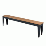 BANC - FRÉQUENT - NOYER - GRIS