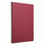 CAHIER RELIURE INTÉGRALE AGE BAG A4 100 PAGES LIGNÉ + MARGE - ROUGE - LOT DE 5