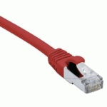 CORDON RJ45 CATÉGORIE 6A S/FTP LSOH SNAGLESS ROUGE - 3 M - DEXLAN