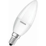 OSRAM - LED BASE CLASSIC B40, AMPOULE LED À FILAMENT DÉPOLI EN VERRE POUR CULOT E14, FORME BOUGIE, BLANC FROID (4000K), 806 LUMENS, REMPLACE LES