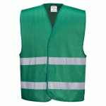 LOT DE 6 - PORTWEST F474 GILET IONA VERT BOUTEILLE - TAILLE 4X/5X