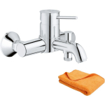 GROHE - MITIGEUR BAIN DOUCHE MÉCANIQUE QUICKFIX START CLASSIC + MICROFIBRE - CHROMÉ