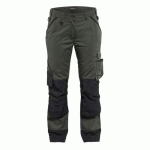 PANTALON DE TRAVAIL PAYSAGISTE FEMME VERT ARMÉE/NOIR TAILLE 42 - BLAKLADER