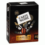 STICKS DE CAFÉ SOLUBLE CARTE NOIRE CLASSIQUE - BOÎTE DE 25