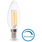 ARUM LIGHTING - AMPOULE LED E14 4W EQ 40W DIMMABLE TEMPÉRATURE DE COULEUR: BLANC CHAUD 2700K