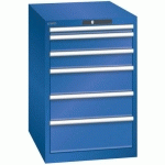 ARMOIRE BLEU SÉCU. 564X725X850 AVEC 6 TIR. 75KG _ 14.407.100 - LISTA