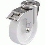 BLICKLE - ROULETTE PIVOTANTE À FREIN Ø 125MM BANDAGE POLYAMIDE PA 6.6 150KG - LEXR-PO 125G-FI