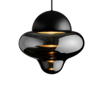 DESIGN BY US SUSPENSION LED NUTTY XL, GRIS FUMÉ / NOIR, Ø 30 CM