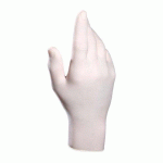 GANTS JETABLES À USAGE ALIMENTAIRE MAPA SOLO 988, LATEX POUDRÉ, BLANC, TAILLE 6 - BOÎTE DE 100 GANTS