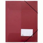 LOT DE 5 - CHEMISE À ÉLASTIQUES, A4, PP, TRANSPARENT