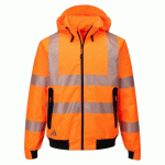 PORTWEST KX315 BOMBER DE PLUIE HV KX3 ORANGE - TAILLE 6XL